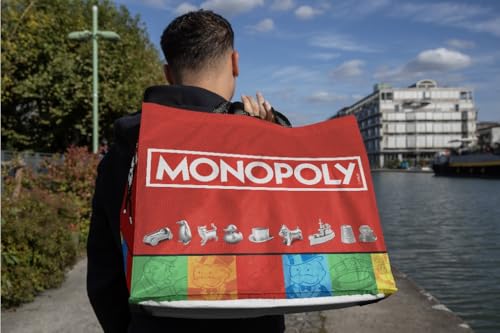 Konix Monopoly Borsa Spesa 40x45 Riciclata Rossa