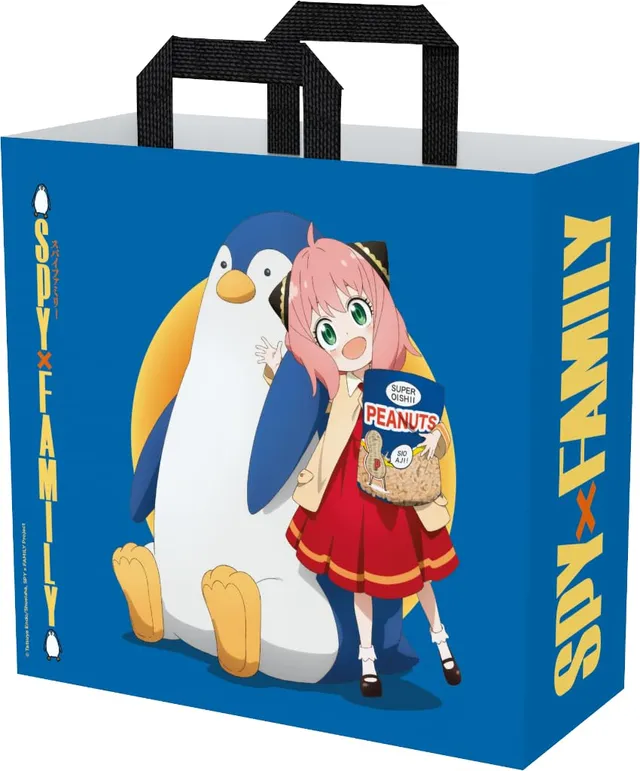 Konix Spy x Family shopper blu Anya 40x45x20 cm
