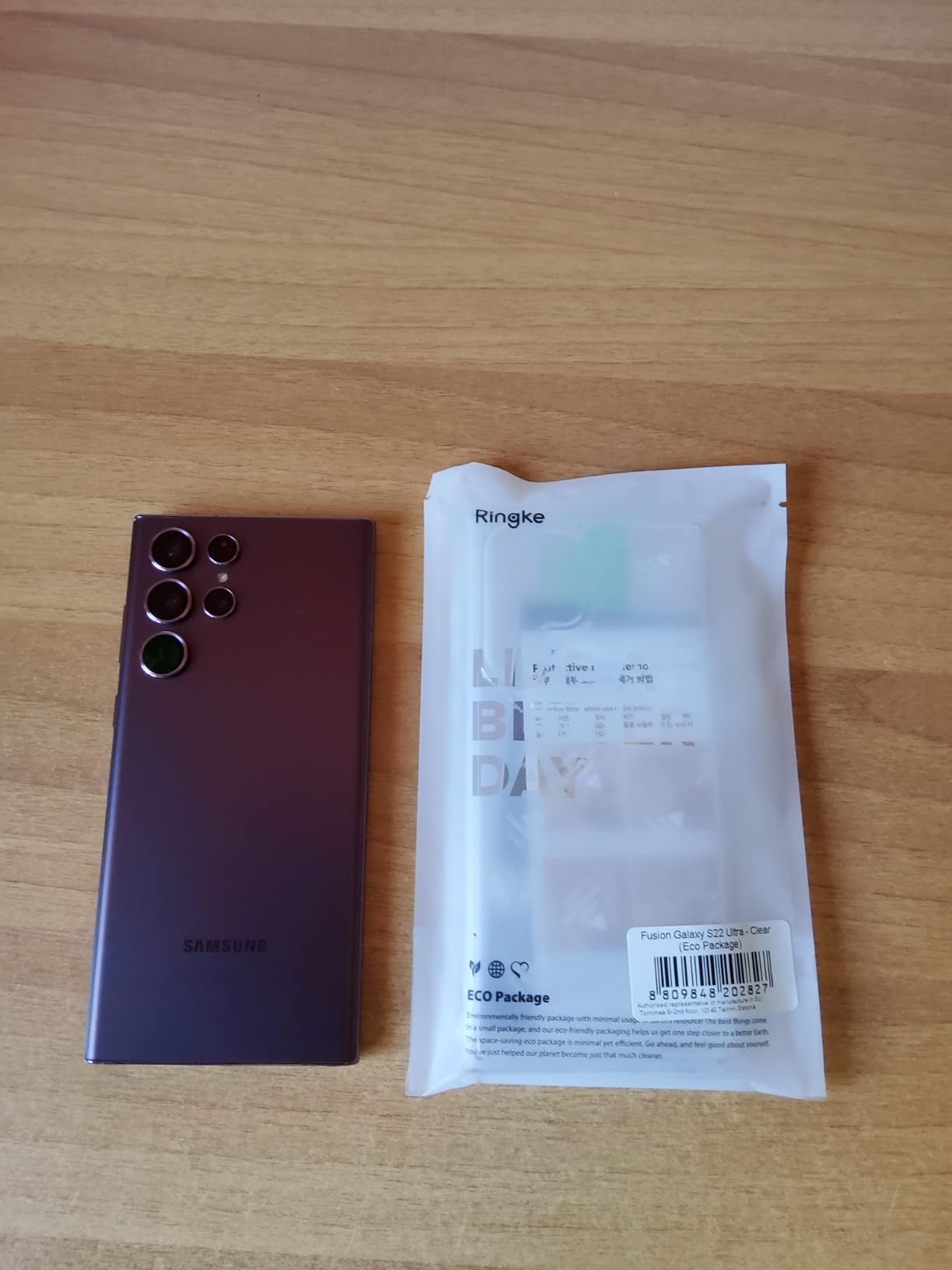 Ringke Fusion Cover Galaxy S22 Ultra Clear Trasparente Antiurto
