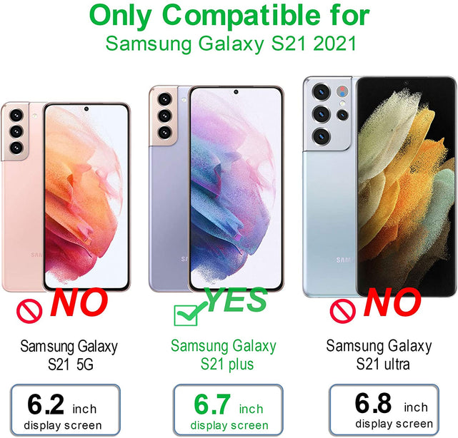 Redpepper Galaxy S21 Plus Custodia Portafoglio Pelle Stand