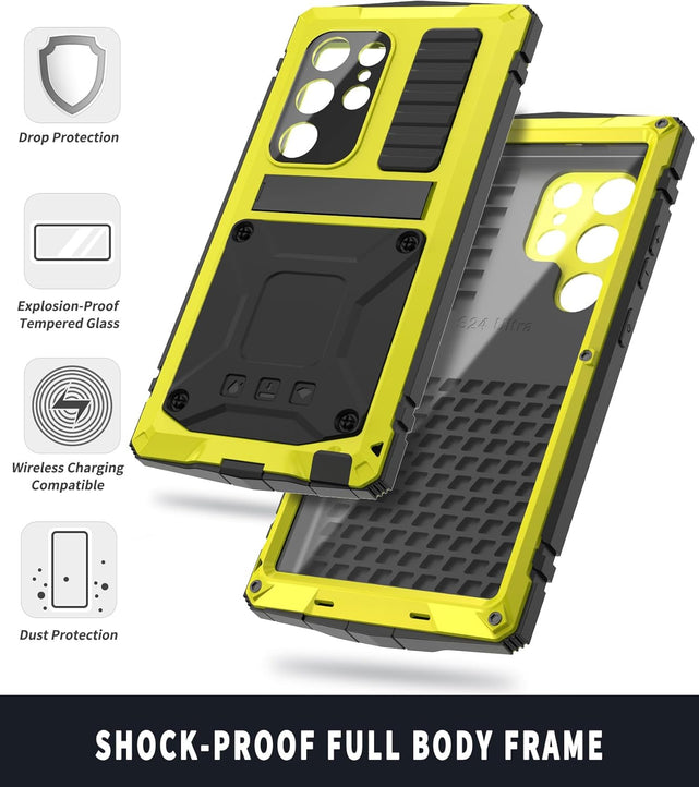 Redpepper Galaxy S25 Ultra cover metallo full body antiurto