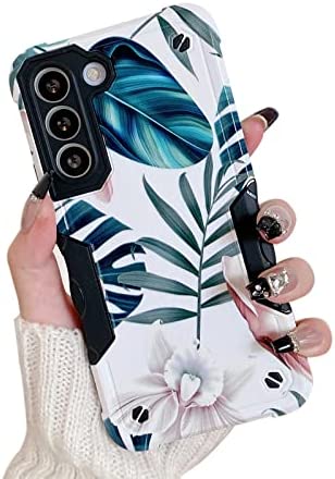 Redpepper Galaxy S22 Plus cover glitter fiori slim antiurto