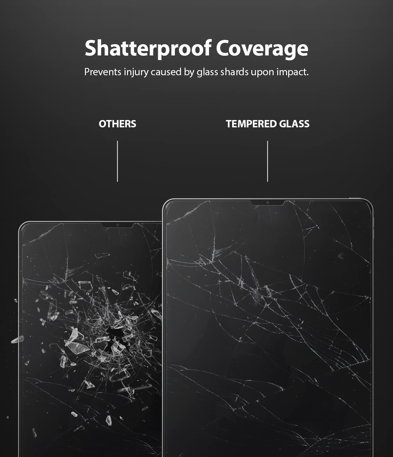 Ringke Screen Protector Full Glass vetro temperato iPad Pro 12.9 copertura totale 9H