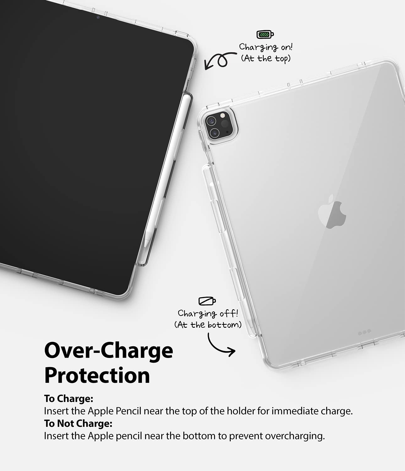 Ringke Fusion Plus iPad Pro 12.9 custodia trasparente Clear