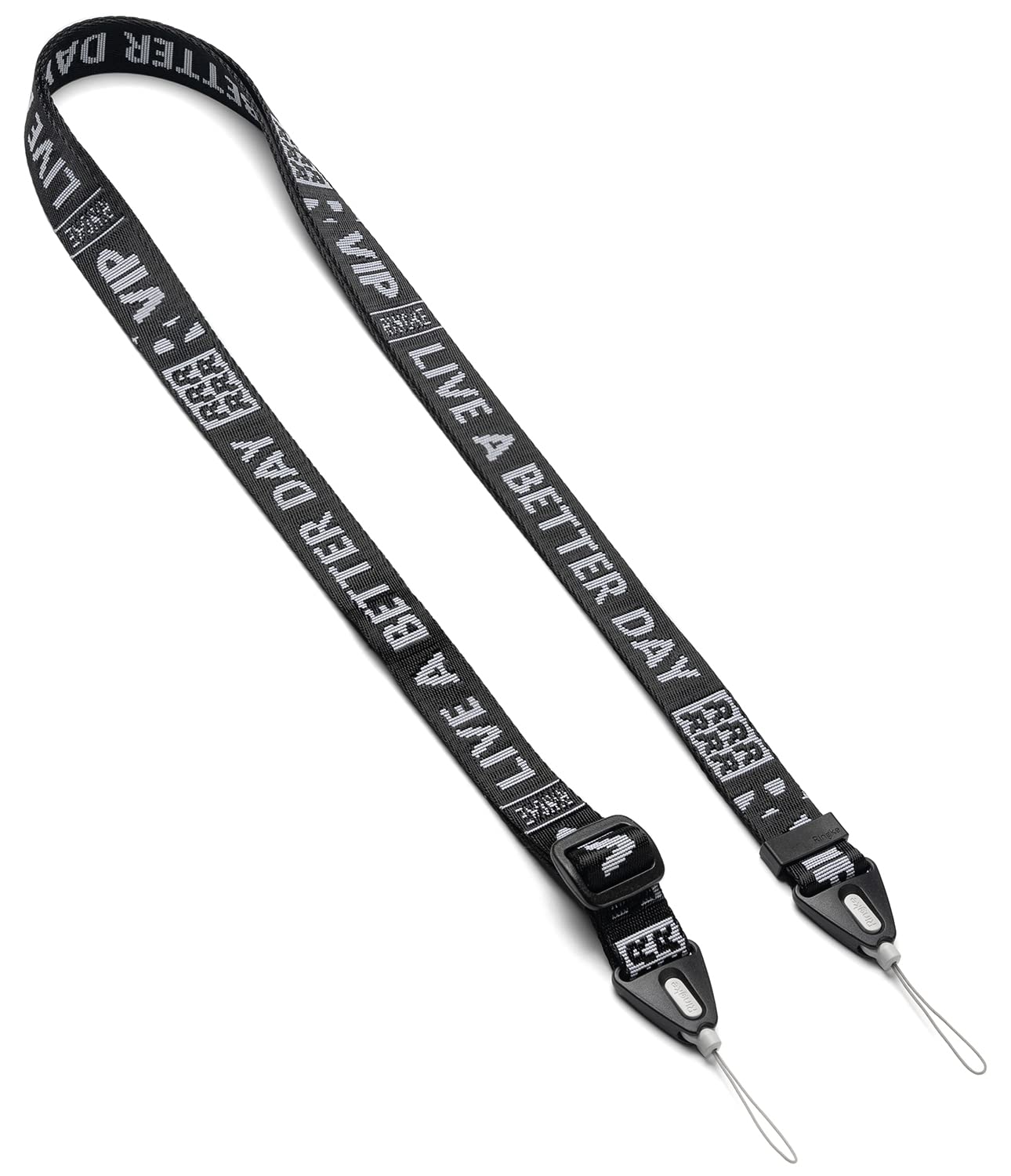 Ringke Strap Ticket Band 2 tracolla nylon nero regolabile