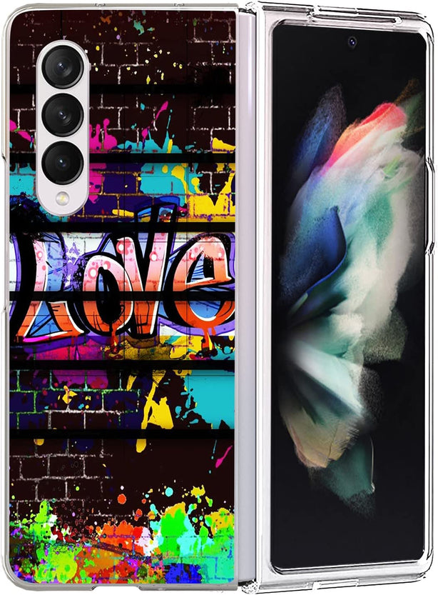 Redpepper Galaxy Z Flip 4 Cover Viola Cuori in TPU