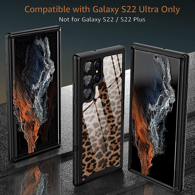 Redpepper Galaxy S22 Ultra cover leopardata heavy duty
