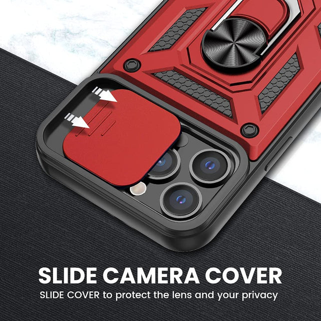 Redpepper Apple Cases 13 Pro Max Cover con Anello e Camera