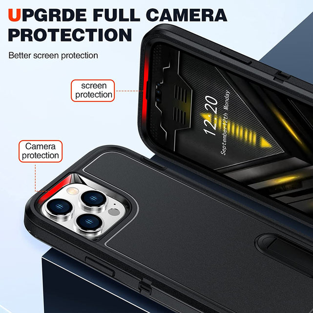Redpepper iPhone 14 Pro Max cover nera anturto militare