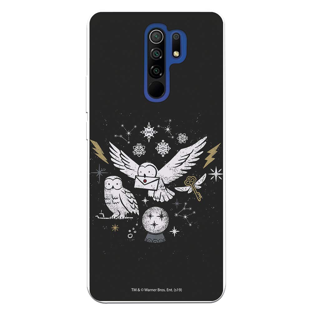 La Casa de las Carcasas Harry Potter custodia Redmi 9 Silhouette Gufi