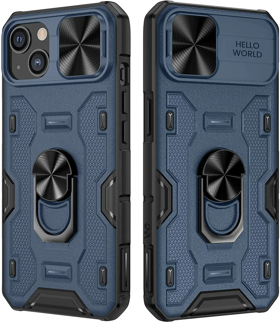 Redpepper iPhone 14 cover anello 360° copri fotocamera