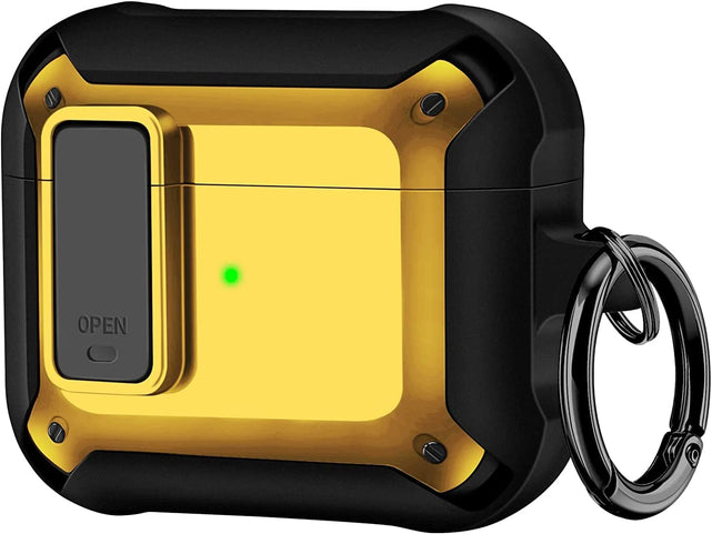 Redpepper AirPods 3 Cover Nero Carbonio con Moschettone
