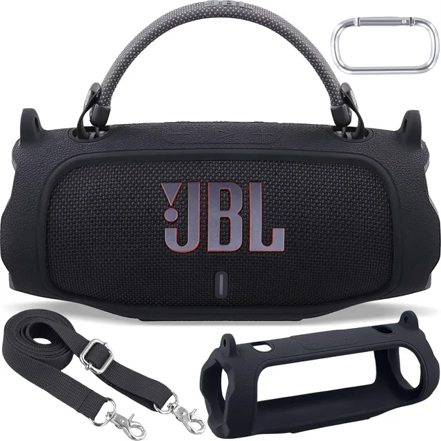 Aenllosi Speaker Case JBL Charge 6 cover silicone Nero tracolla