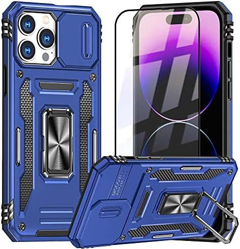 Redpepper 15 Pro Max Cover Blu Anello TPU Copri Fotocamera