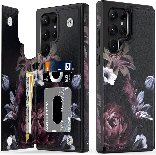 Redpepper Galaxy S22 Ultra Cover Pelle Portafoglio