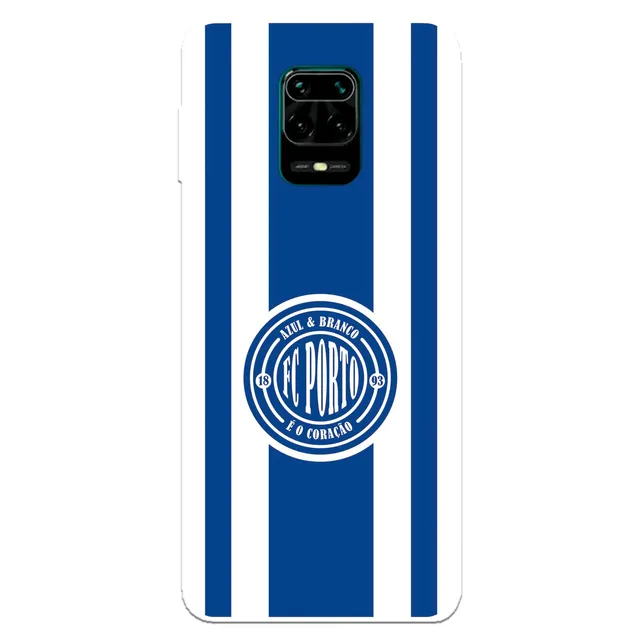 La Casa de las Carcasas Squadre Custodia Redmi Note 9S Porto Scudo Strisce