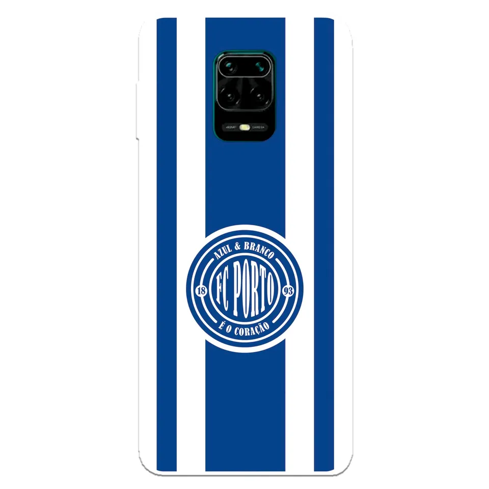 La Casa de las Carcasas Squadre Custodia Redmi Note 9S Porto Scudo Strisce