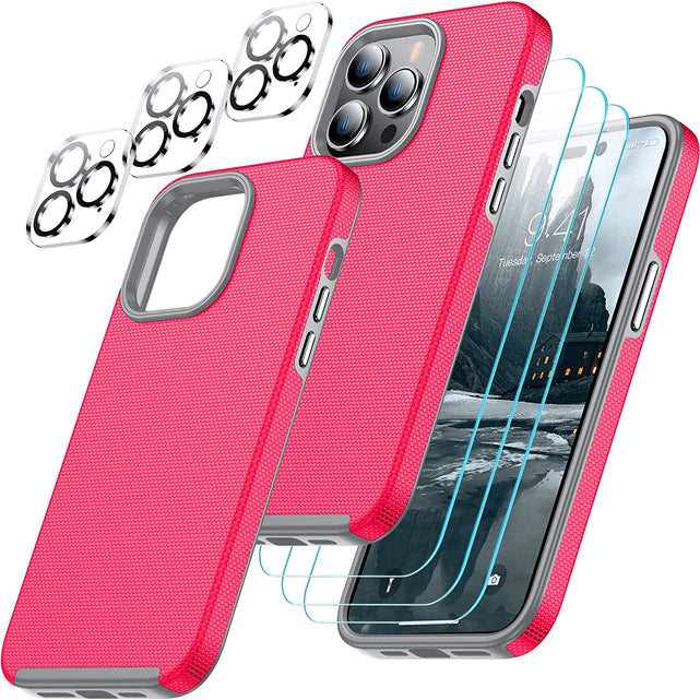 Redpepper iPhone 14 Pro Max cover nero antishock slim