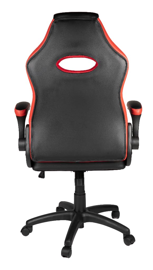 Konix Omega sedia gaming ufficio PVC nera rossa 15°