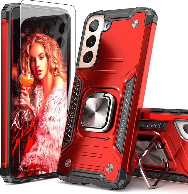 Redpepper Galaxy Cases S22 Custodia Kickstand Ibrida