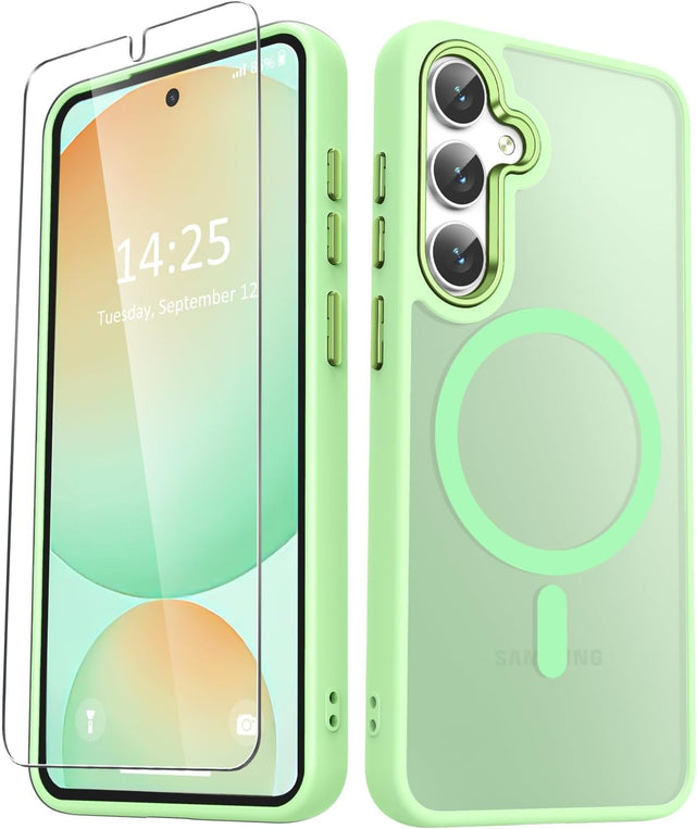 Redpepper S25 Cover Magnetica Opaca Verde Menta 6,2"