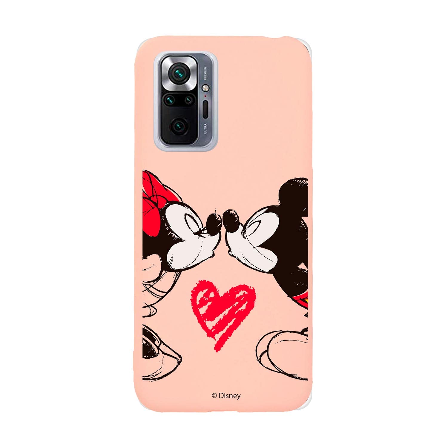 La Casa de las Carcasas Redmi Note 10 Pro custodia silicone rosa Bacio