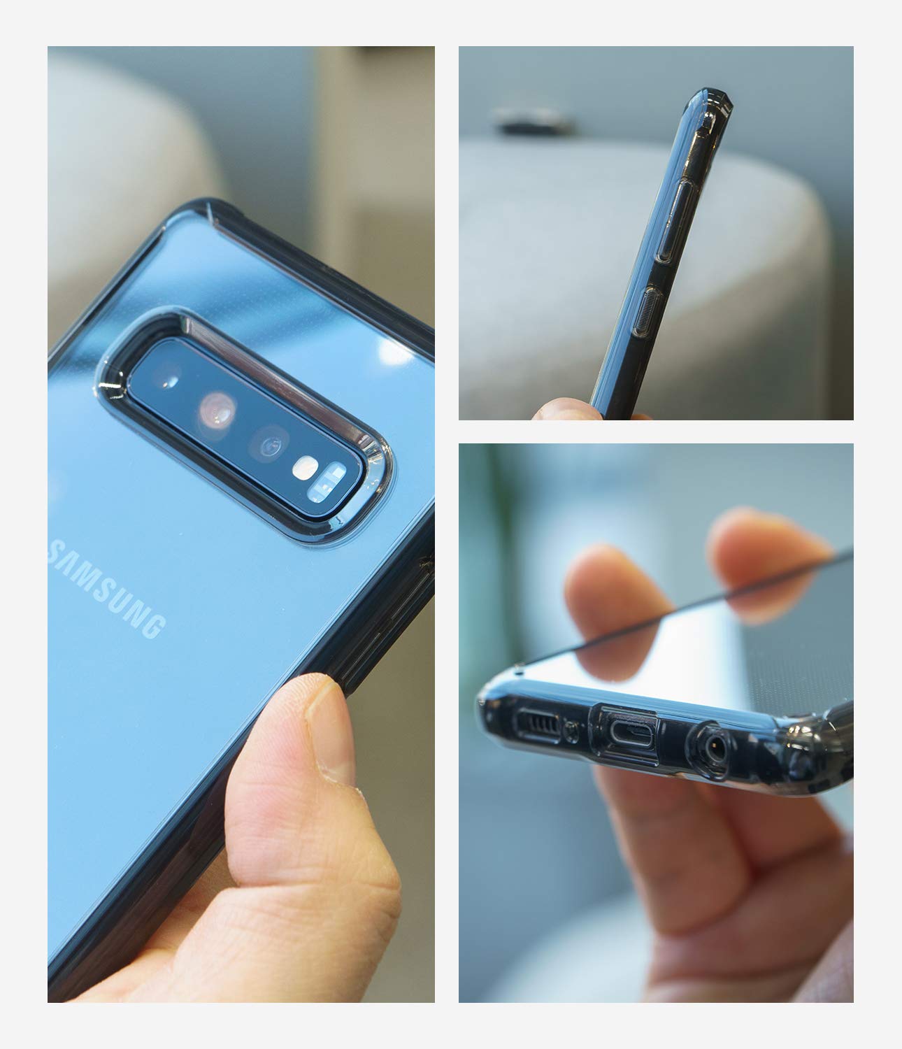 Ringke Fusion Custodia Galaxy S10 Plus 6.4 Trasparente Antiurto