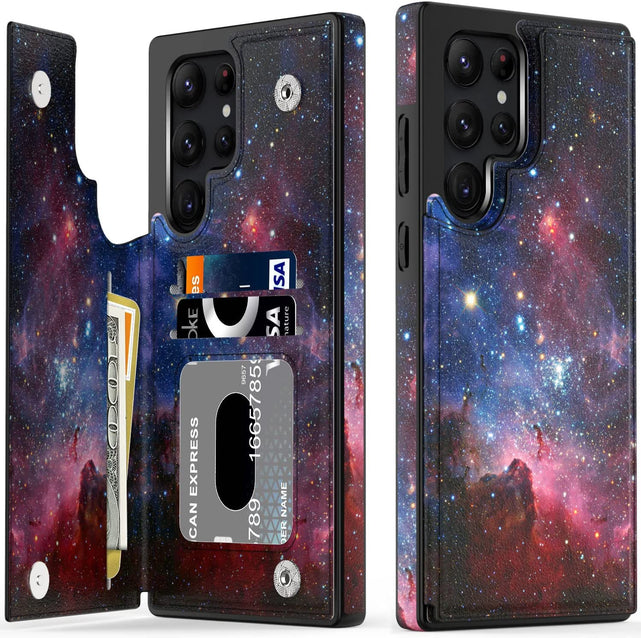 Redpepper Galaxy S22 Ultra Cover Pelle Portafoglio