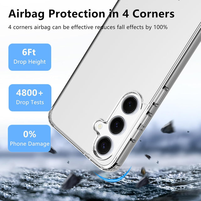 Redpepper Galaxy S25 Plus Cover Trasparente Antiurto TPU PC
