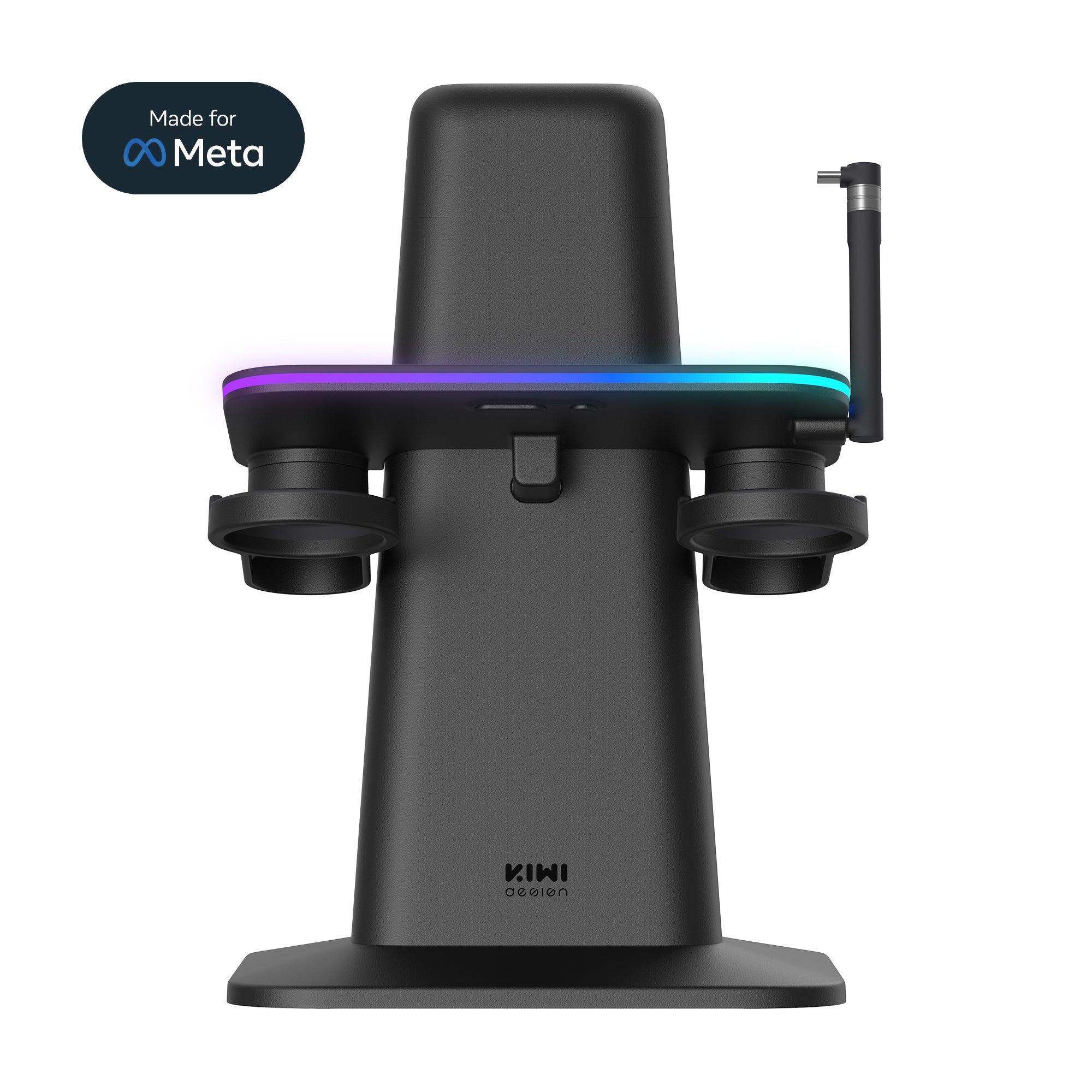 KIWI Design Charging Accessories QC03 Stand Ricarica Quest 3 RGB
