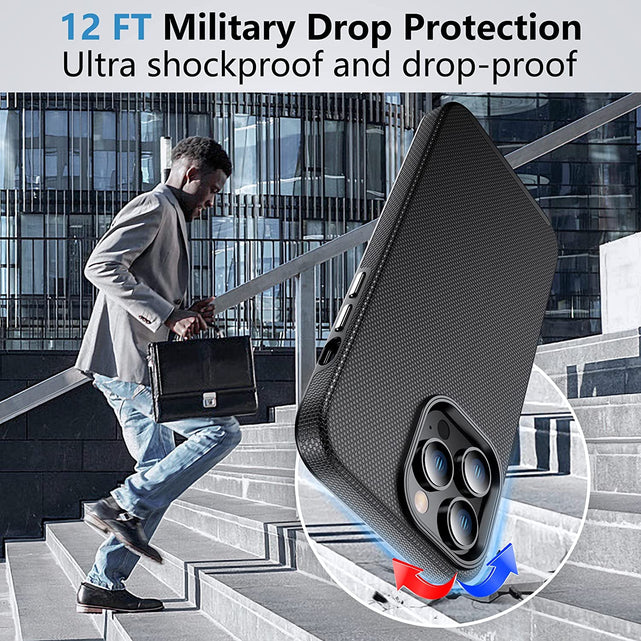Redpepper iPhone 14 Pro Max cover nero antishock slim