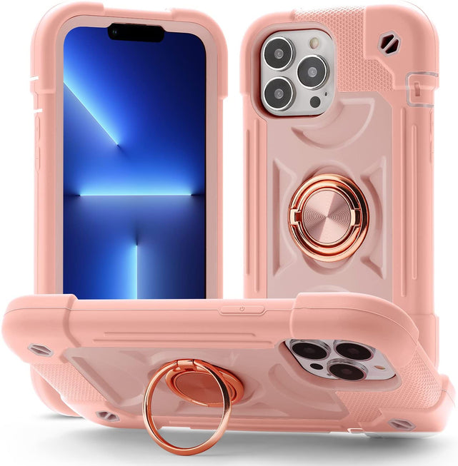 Redpepper Apple Cases 13 Pro Max cover militare con anello 360