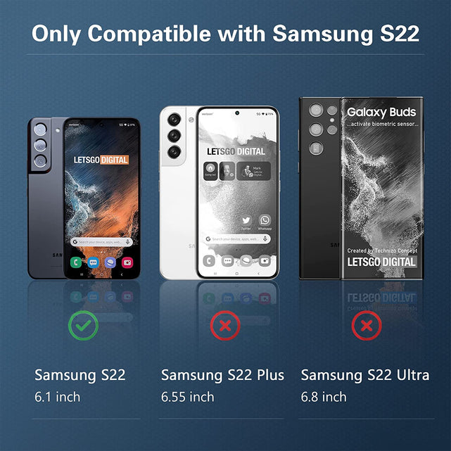 Redpepper Galaxy S22 5G Pellicola Vetro 0,26mm Kit 4Pz