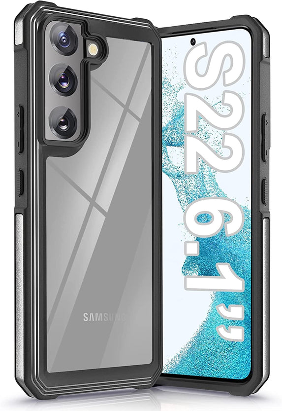 Redpepper Galaxy Cases S22 Ultra cover trasparente alluminio