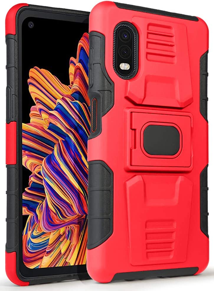 Redpepper Galaxy XCover Pro Custodia Rugged Nera Stand
