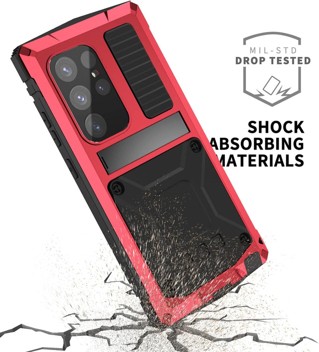 Redpepper S24 Plus cover armor metallo nera antiurto