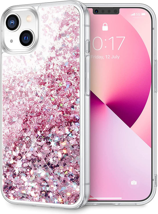 Redpepper Apple Cases 13 Mini Cover Glitter Liquida TPU
