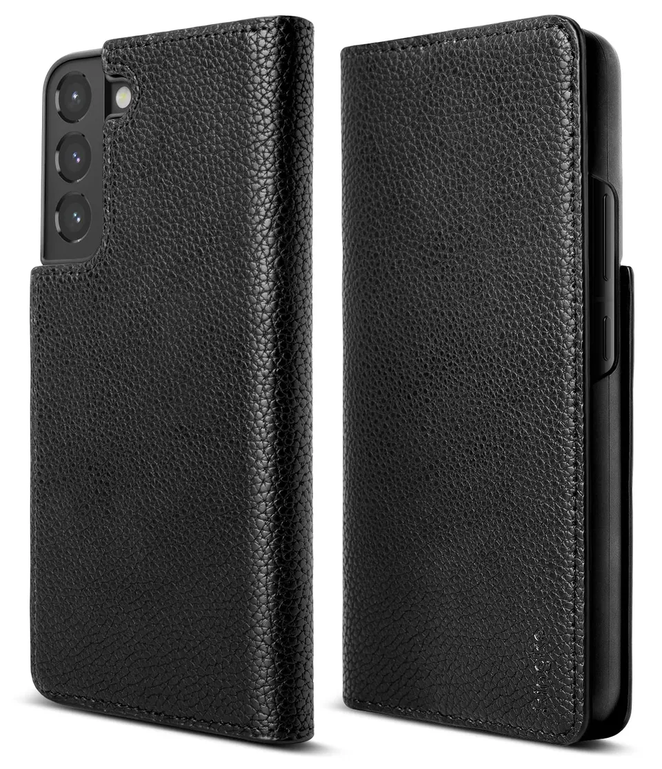 Ringke Folio Signature Cover Samsung S22 Portafoglio Nero