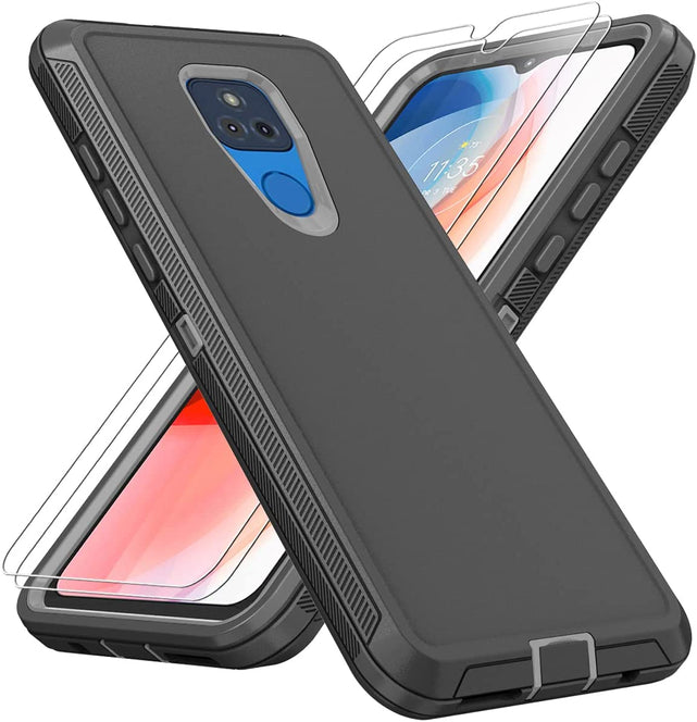 Redpepper Moto G Play 2021 Cover 3in1 + Pellicole