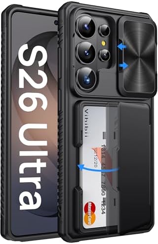 Redpepper Galaxy S26 Ultra Custodia Wallet RFID Nera