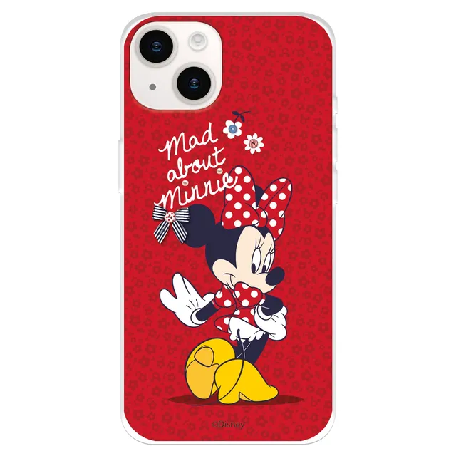 La Casa de las Carcasas Minnie Mad About custodia iPhone 15 Plus trasparente