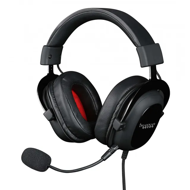 Konix Drakkar Bodhran cuffie gaming PC cavo nero 53 mm