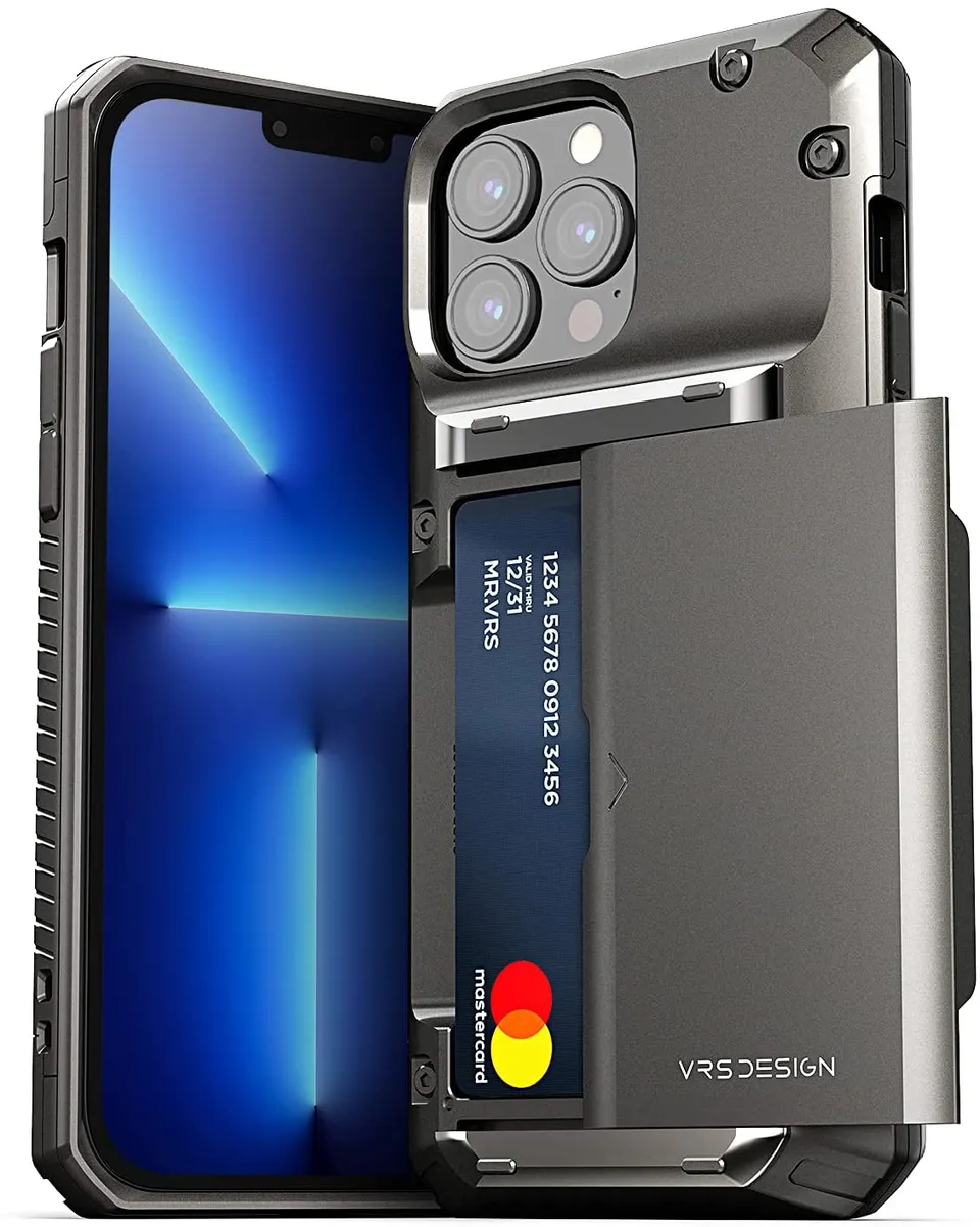 Redpepper iPhone 13 Pro Max cover portafoglio 4 carte