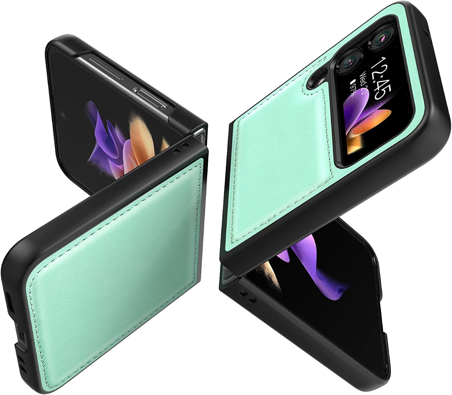 Redpepper Galaxy Z Flip 4 Cover pelle gialla