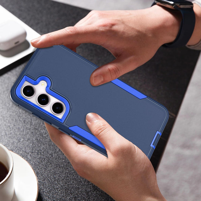 Redpepper Galaxy Cases Galaxy S25 Plus cover blu magnetica con vetro