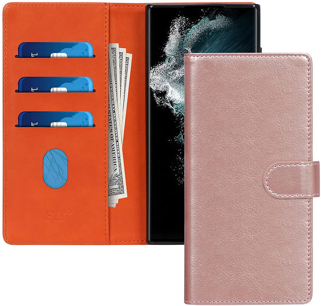 Redpepper Galaxy Cases cover S22 Ultra portafoglio pelle stand