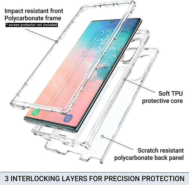 Redpepper Note 10 Plus Custodia Trasparente Antiurto Slim