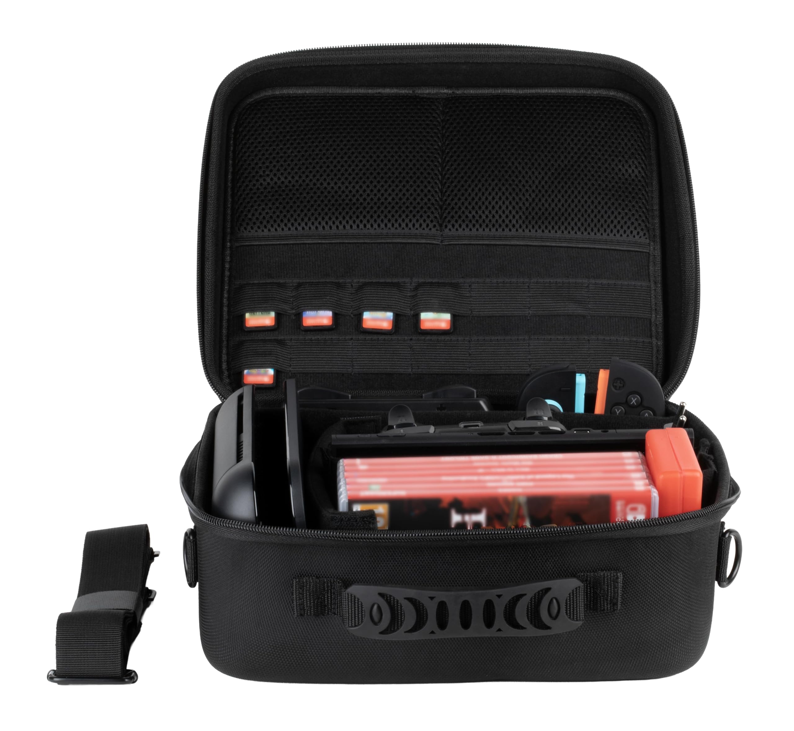 Konix Bags Carry Case Custodia Switch 2 Nero 14 Slot