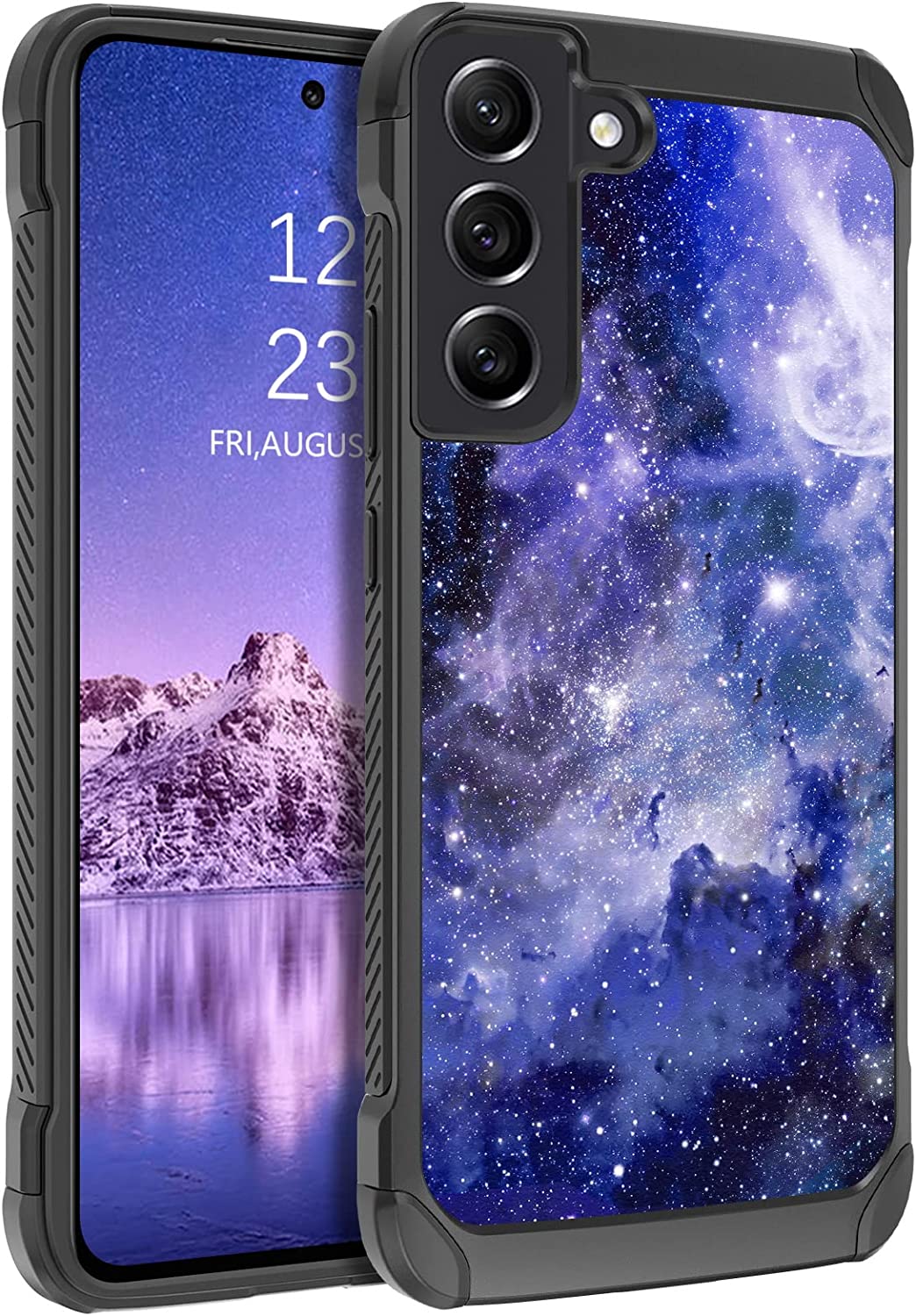 Redpepper Galaxy S22 custodia slim glow fosforescente nebula