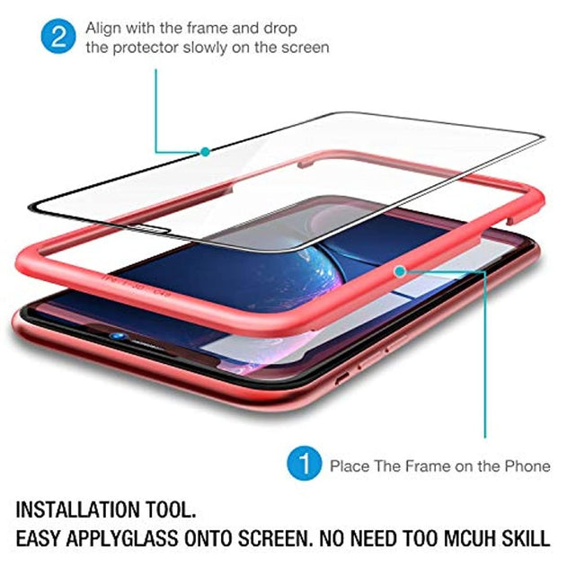 Redpepper iPhone XR Pellicola Vetro Temperato 2 Pezzi 9H